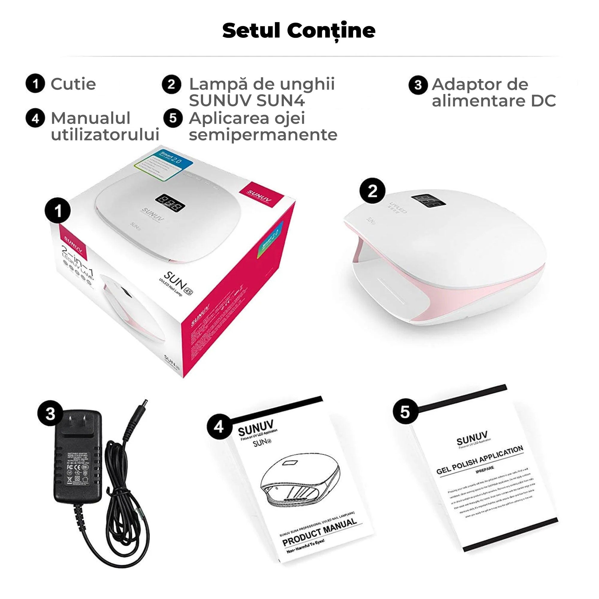 Lampă UV LED SUNUV SUN 4S Smart 2.0