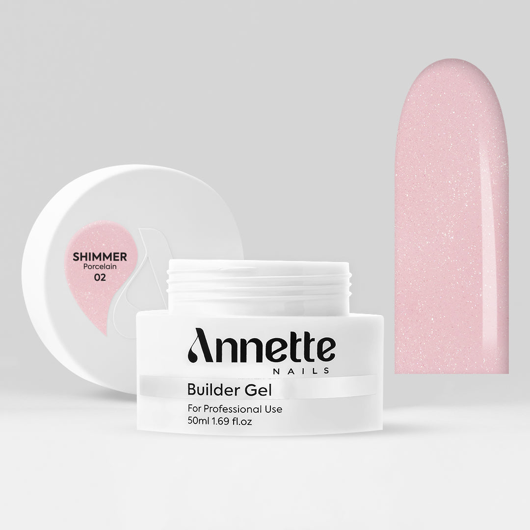 Gel Constructie Shimmer Porcelain - 50ml Annette Nails GBS-02-50