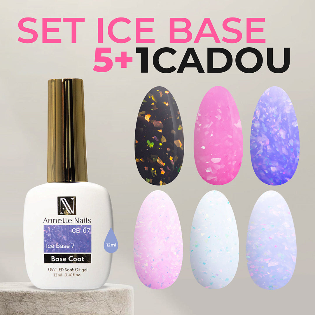 Colecția de baze rubber AnnetteNails ICE 5+1 GRATUIT