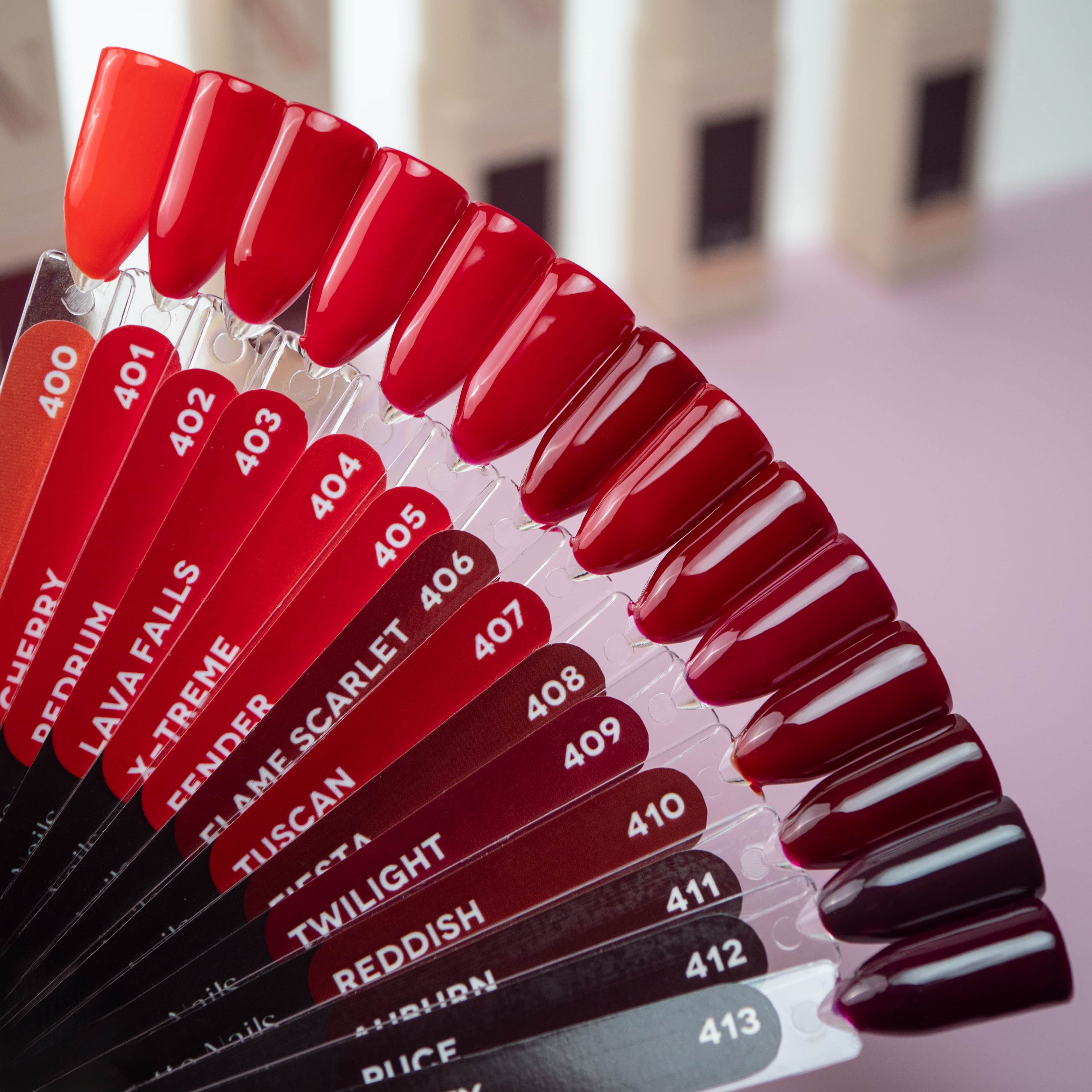 Oja Semipermanenta Shades of Red Chili 400 - 8ml Annette Nails