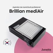 Aspirator Unghii Manichiura Brillian MediAir Saeshin 60W 4600RPM – Black