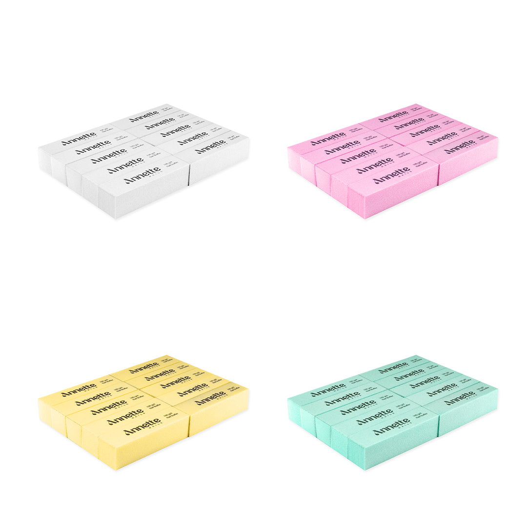 Set Buffer Unghii 10 buc 100 grit Galben Annette Nails PBF-01-100Y-S10