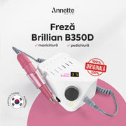Freza Unghii Profesionala Brillian B350D Saeshin + Mandrina H350 Pink 35K RPM