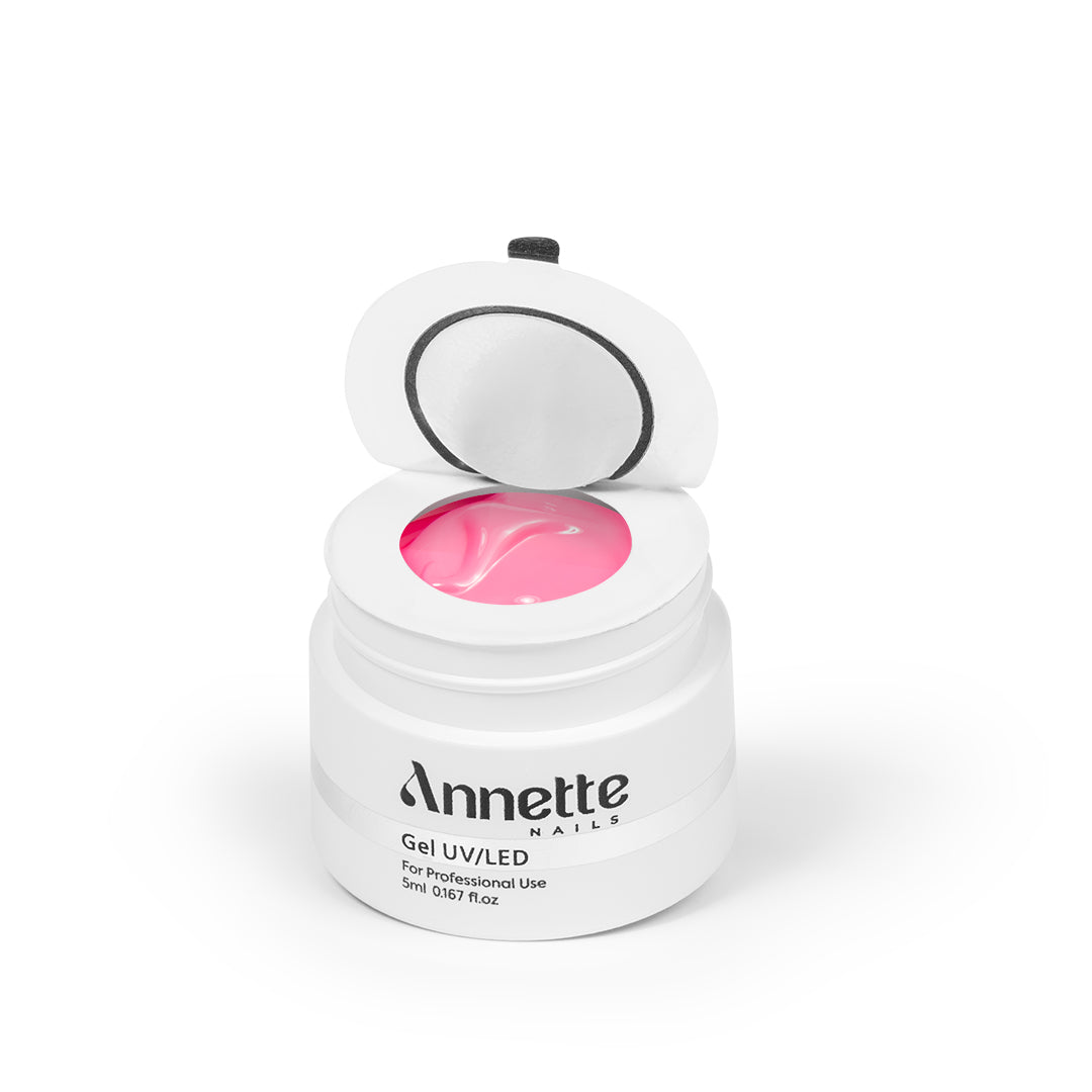Paint Gel Solid Neon Pink 07 Wipe - 5ml Annette Nails GPS-07
