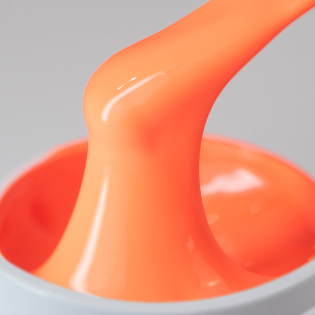 Paint Gel Solid Neon Orange 08 Wipe - 5ml Annette Nails GPS-08