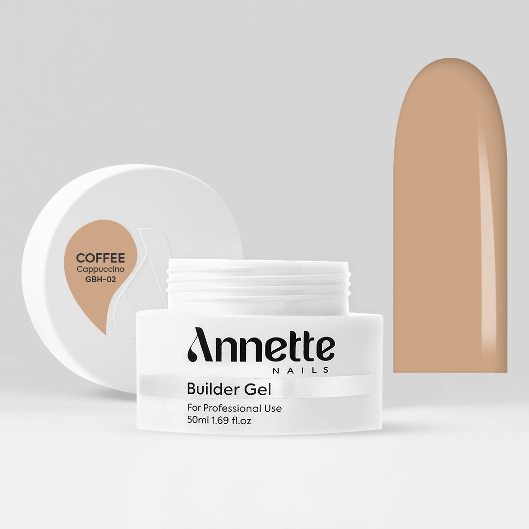Gel Constructie Half Clear Coffee 2 Cappuccino - 50ml Annette Nails GBH-02-50