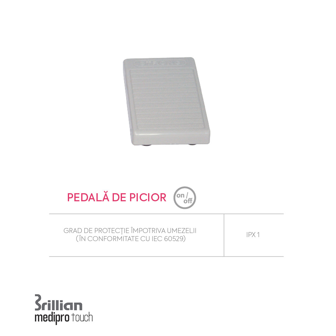 Freza Pedichiura cu Aspirator Medipro Touch Brillian Saeshin 40k RPM