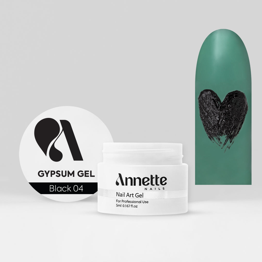 Gypsum Gel Black 04 - 5 ml Annette Nails