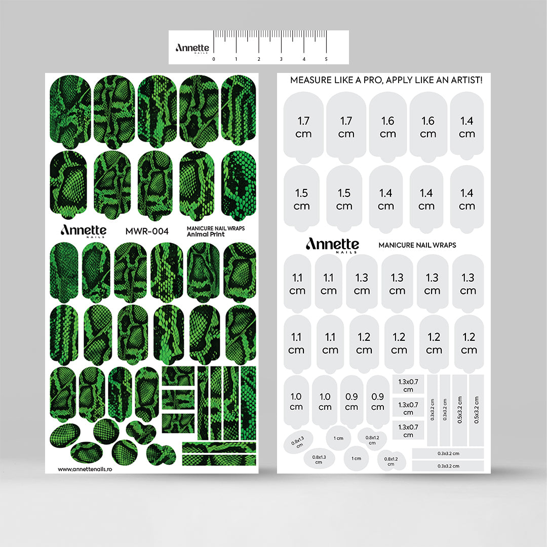 Nail Wraps Manichiura Animal Print 4 Annette Nails MWR-004