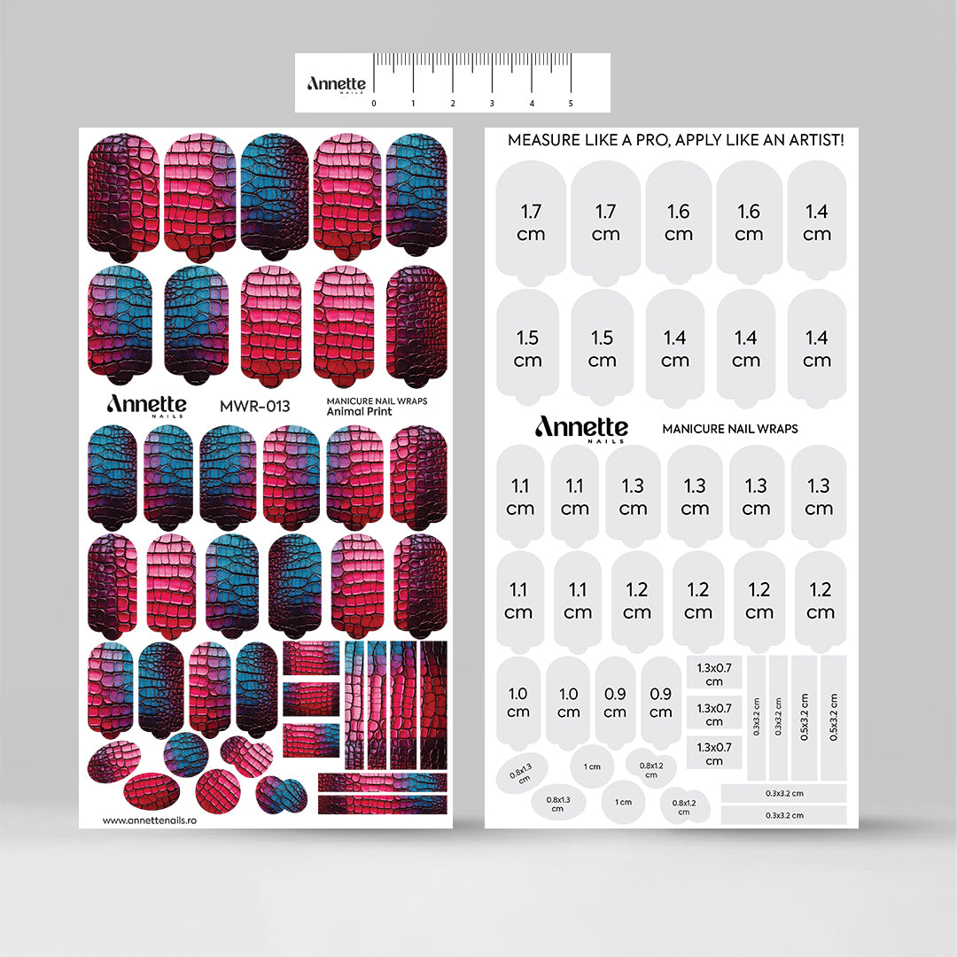 Nail Wraps Manichiura Animal Print 13 Annette Nails MWR-013