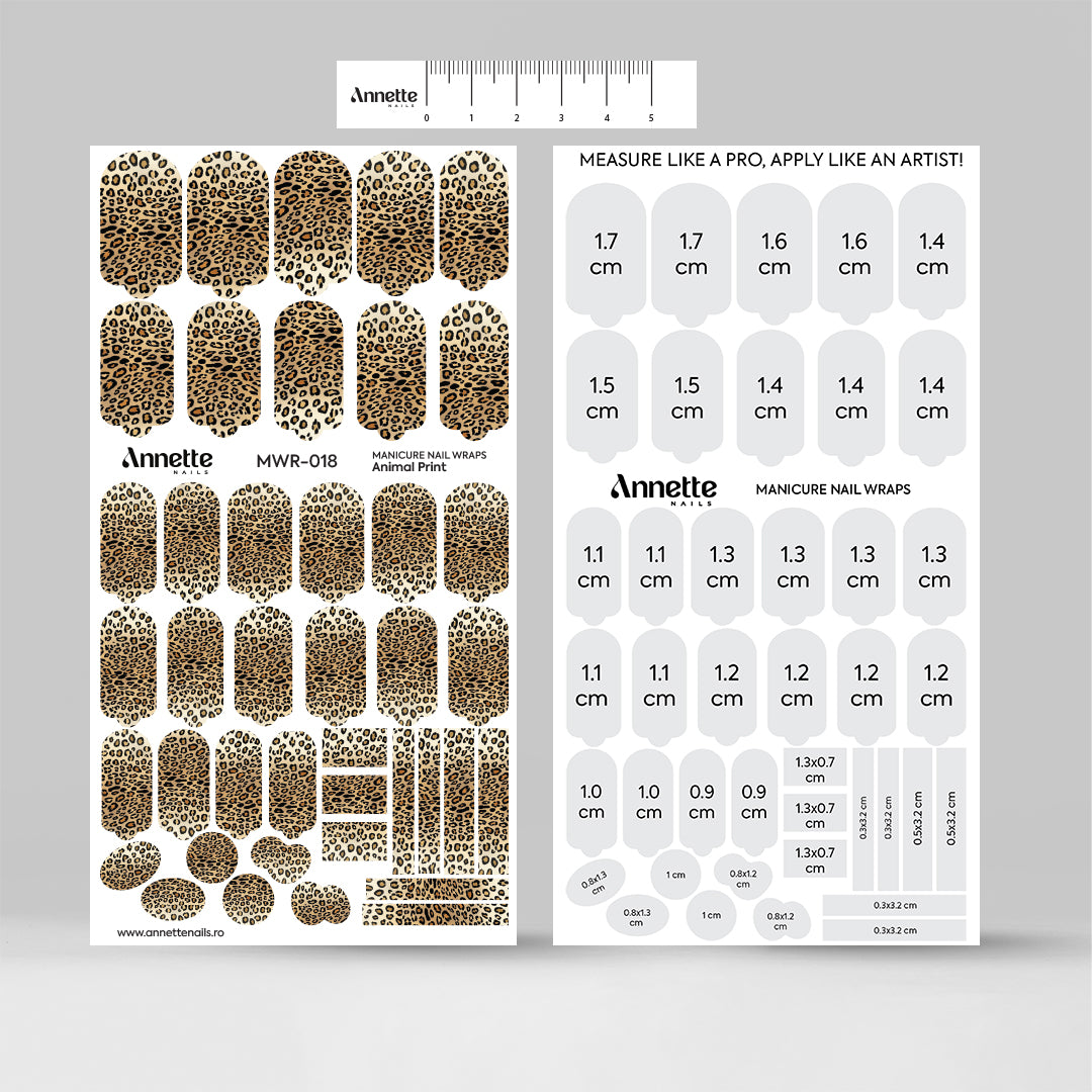 Nail Wraps Manichiura Animal Print 18 Annette Nails MWR-018