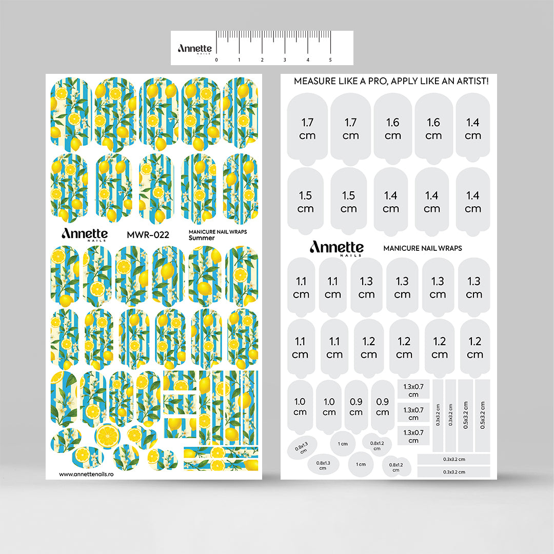 Nail Wraps Manichiura Summer 22 Annette Nails MWR-022