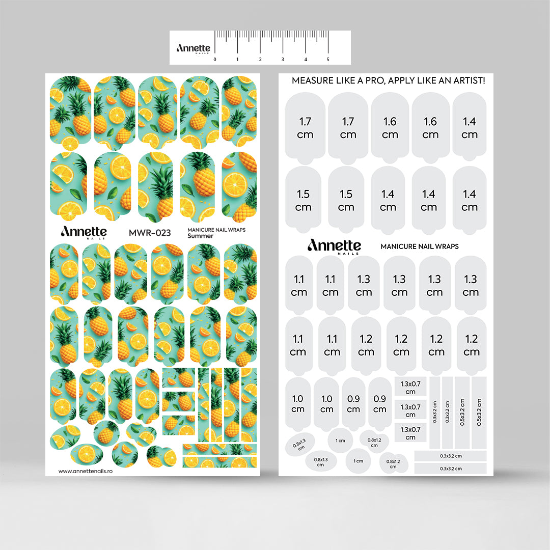 Nail Wraps Manichiura Summer 23 Annette Nails MWR-023