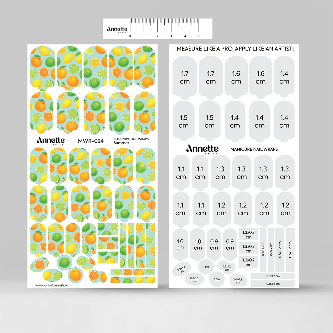 Nail Wraps Manichiura Summer 24 Annette Nails MWR-024