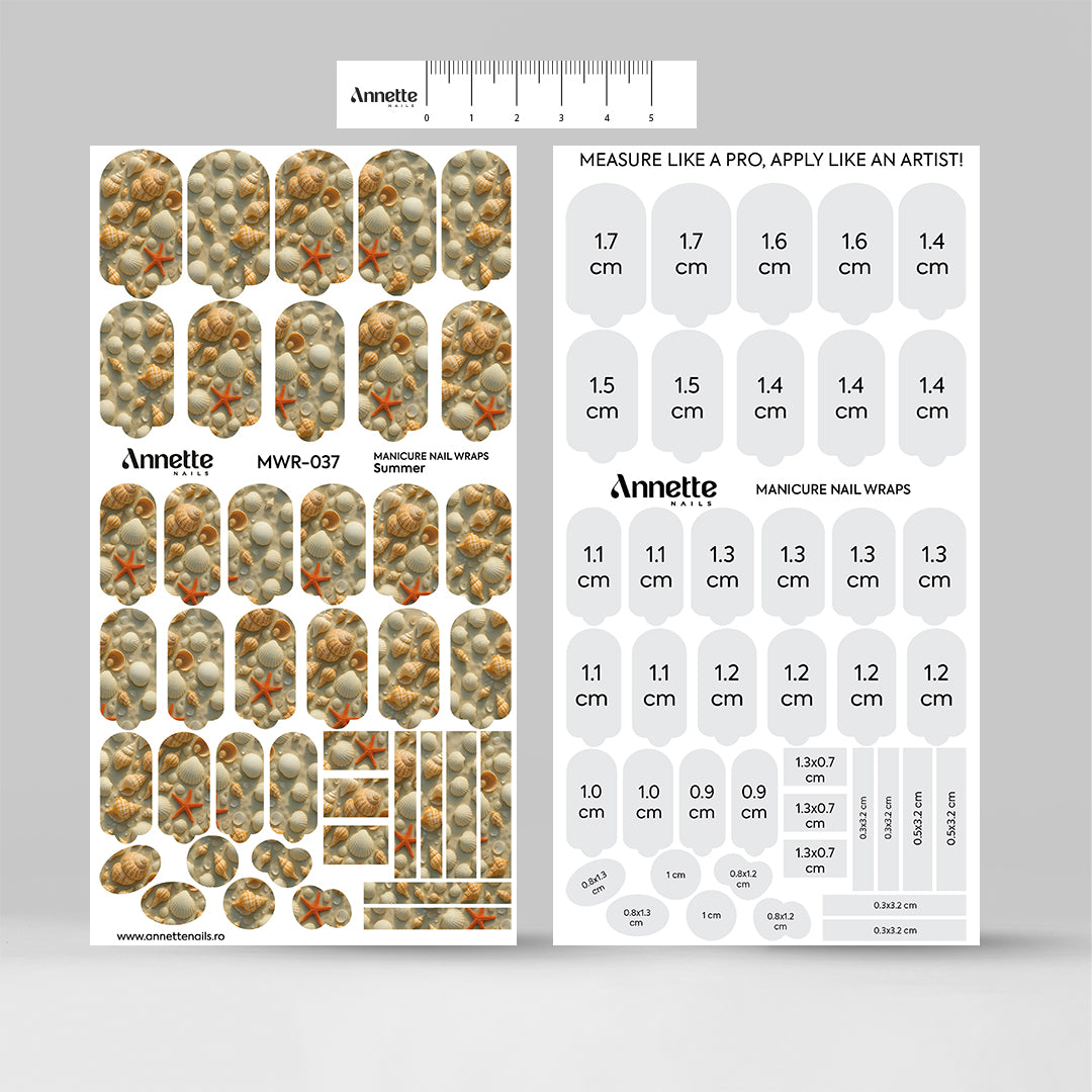Nail Wraps Manichiura Summer 37 Annette Nails MWR-037