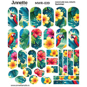 Nail Wraps Manichiura Summer 39 Annette Nails MWR-039