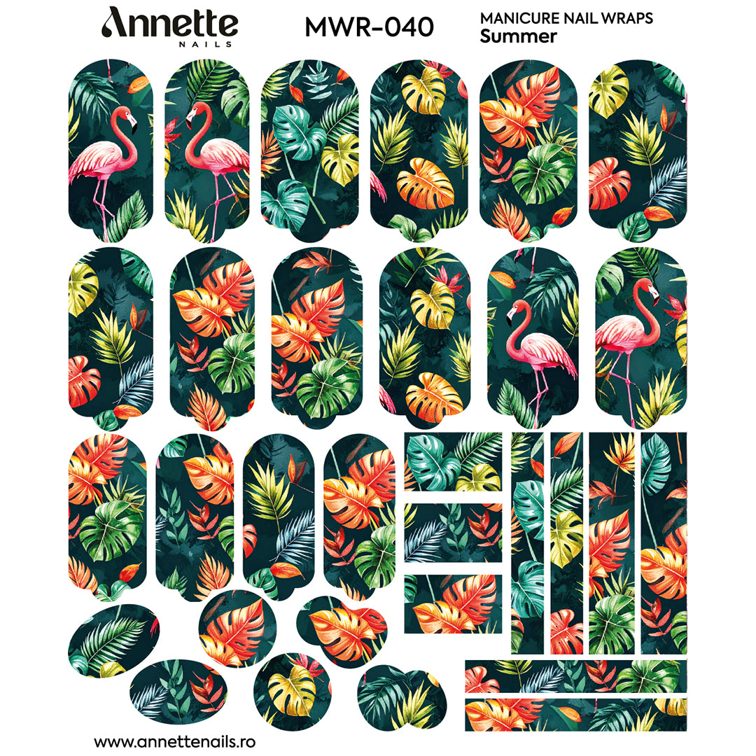 Nail Wraps Manichiura Summer 40 Annette Nails MWR-040