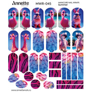 Nail Wraps Manichiura Summer 45 Annette Nails MWR-045