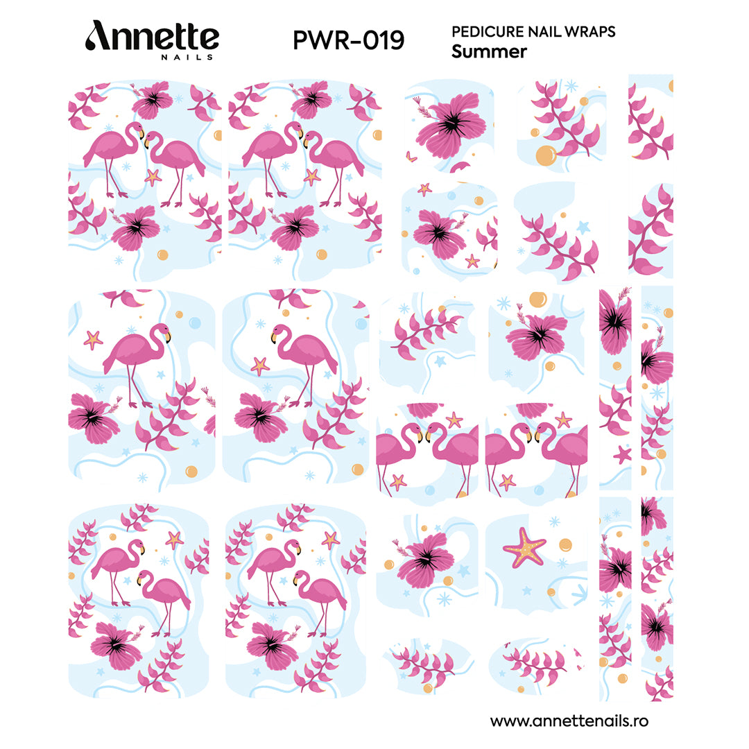 Nail Wraps Pedichiura Summer 19 Annette Nails PWR-019