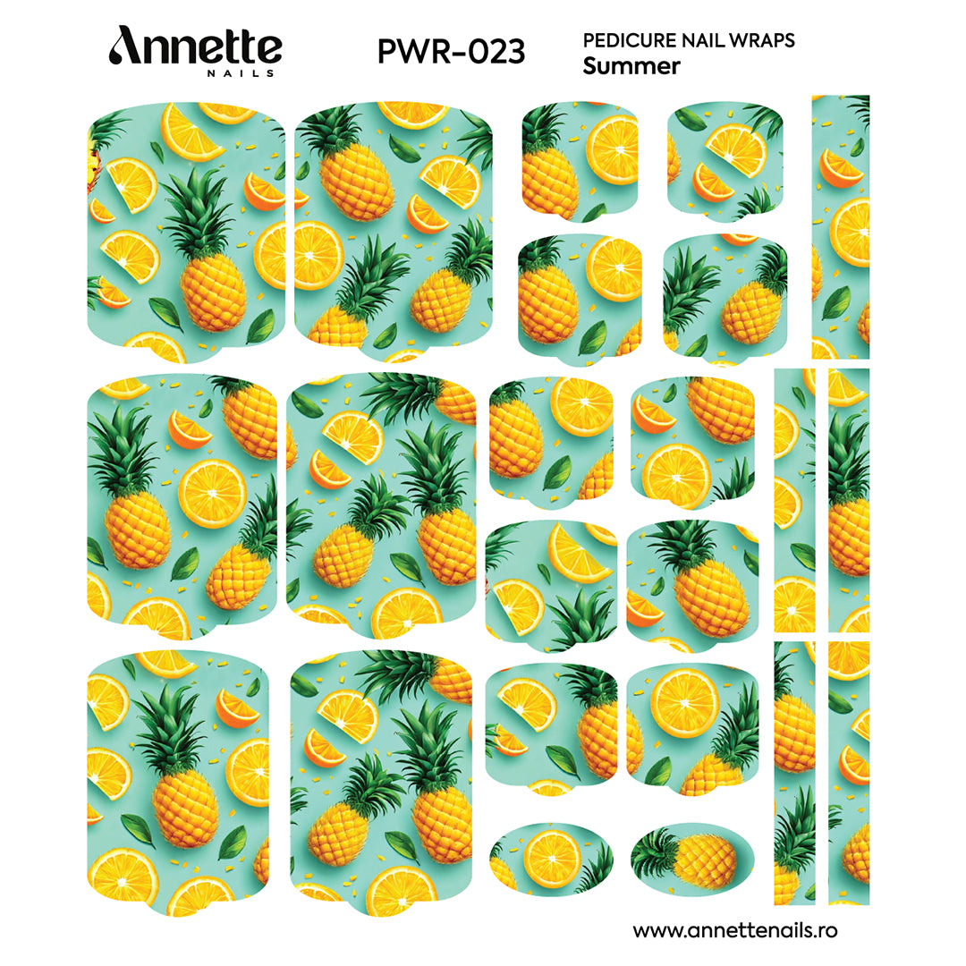 Nail Wraps Pedichiura Summer 23 Annette Nails PWR-023