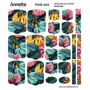 Nail Wraps Pedichiura Summer 43 Annette Nails PWR-043