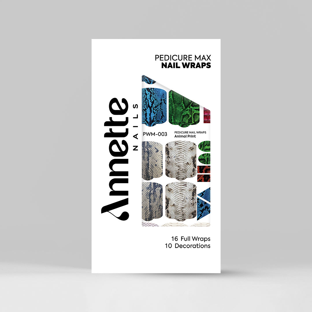 Nail Wraps Pedichiura Max Animal Print 3 Annette Nails PWM-003
