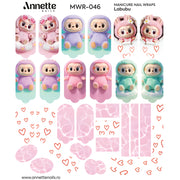 Nail Wraps Manichiura Labubu 46 Annette Nails MWR-046 LIMITED EDITION