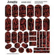 Nail Wraps Manichiura Animal Print 2 Annette Nails MWR-002