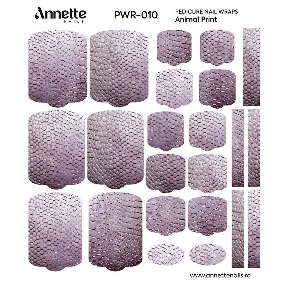 Nail Wraps Pedichiura Animal Print 10 Annette Nails PWR-010