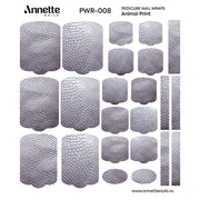 Nail Wraps Pedichiura Animal Print 8 Annette Nails PWR-008