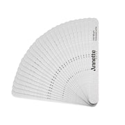 Set Pile Unghii - Ovale, Annette Nails, 25 buc - Zebra, 150/180 grit