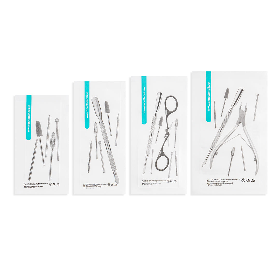 Pungi Sterilizare Pupinel si Autoclav Autosigilante din Hartie 60x100mm - set 100 buc Annette Sterile Pro PSA-01-60/100