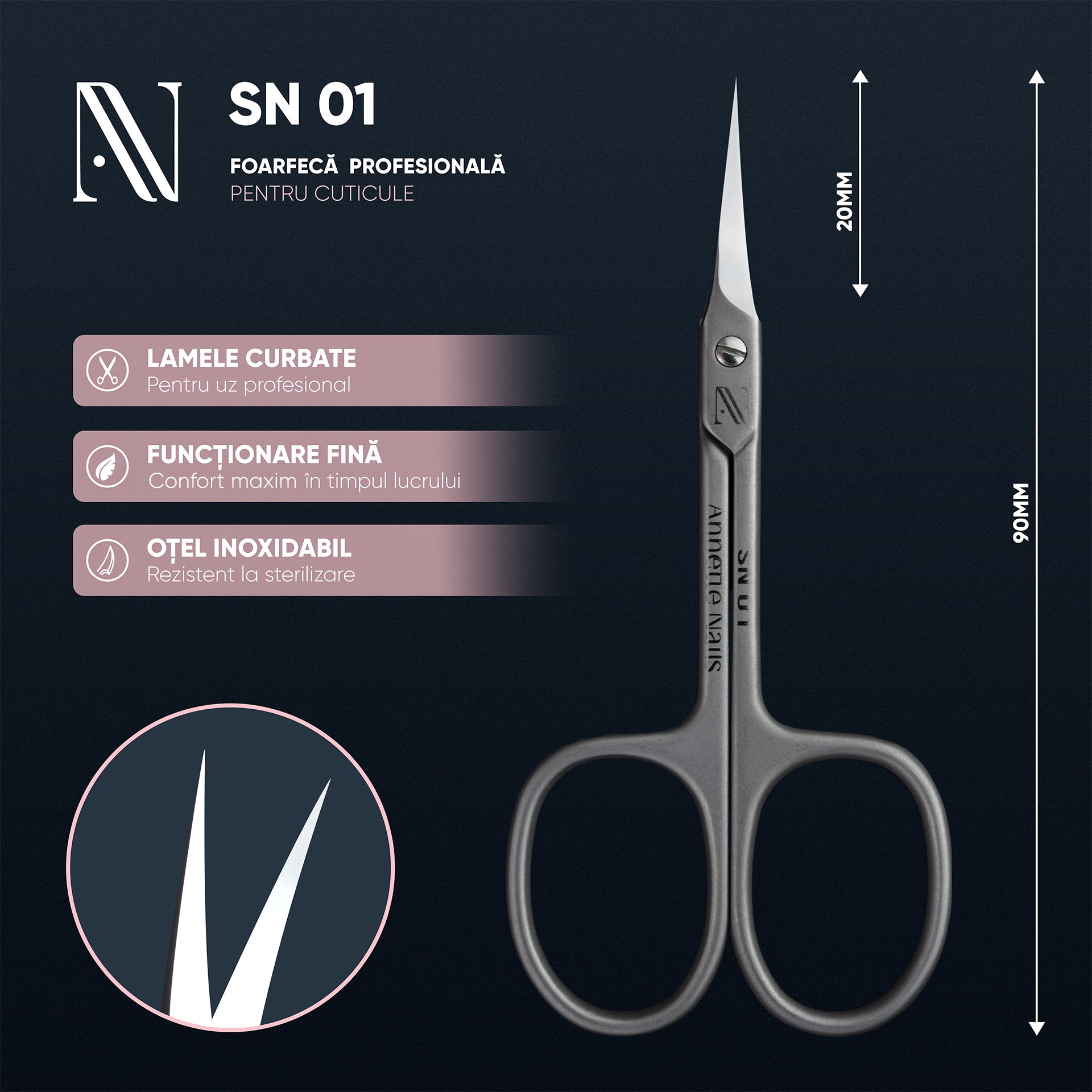 Forfecuță AnnetteNails SN-01