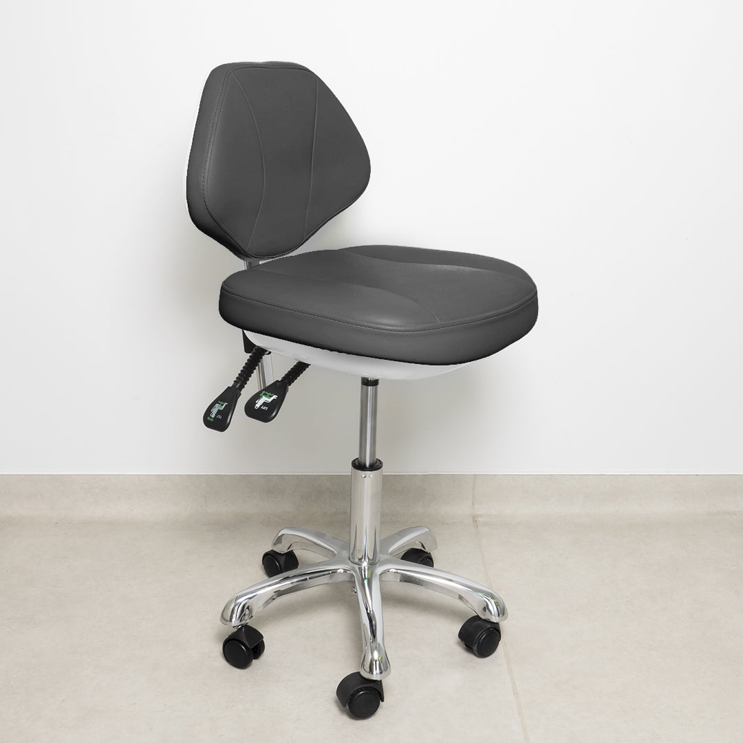 Scaun Cosmetica Hidraulic Pentru Tehnician - Gri