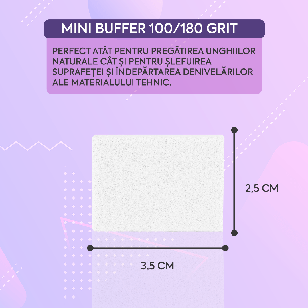 Set de Manichiura Annette Nails Mare - 180/180 grit (Alb)