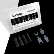 Set Tipsuri Reutilizabile si Forme Silicon Annette Nails - Diverse Forme, DFT-10, 288 buc