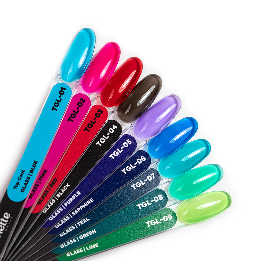 Top Coat Glass 5 Purple - 8ml Annette Nails TGL-05