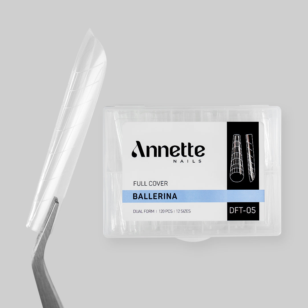 Tipsuri Reutilizabile Annette Nails - Ballerina Full Cover, DFT-05, 120 buc