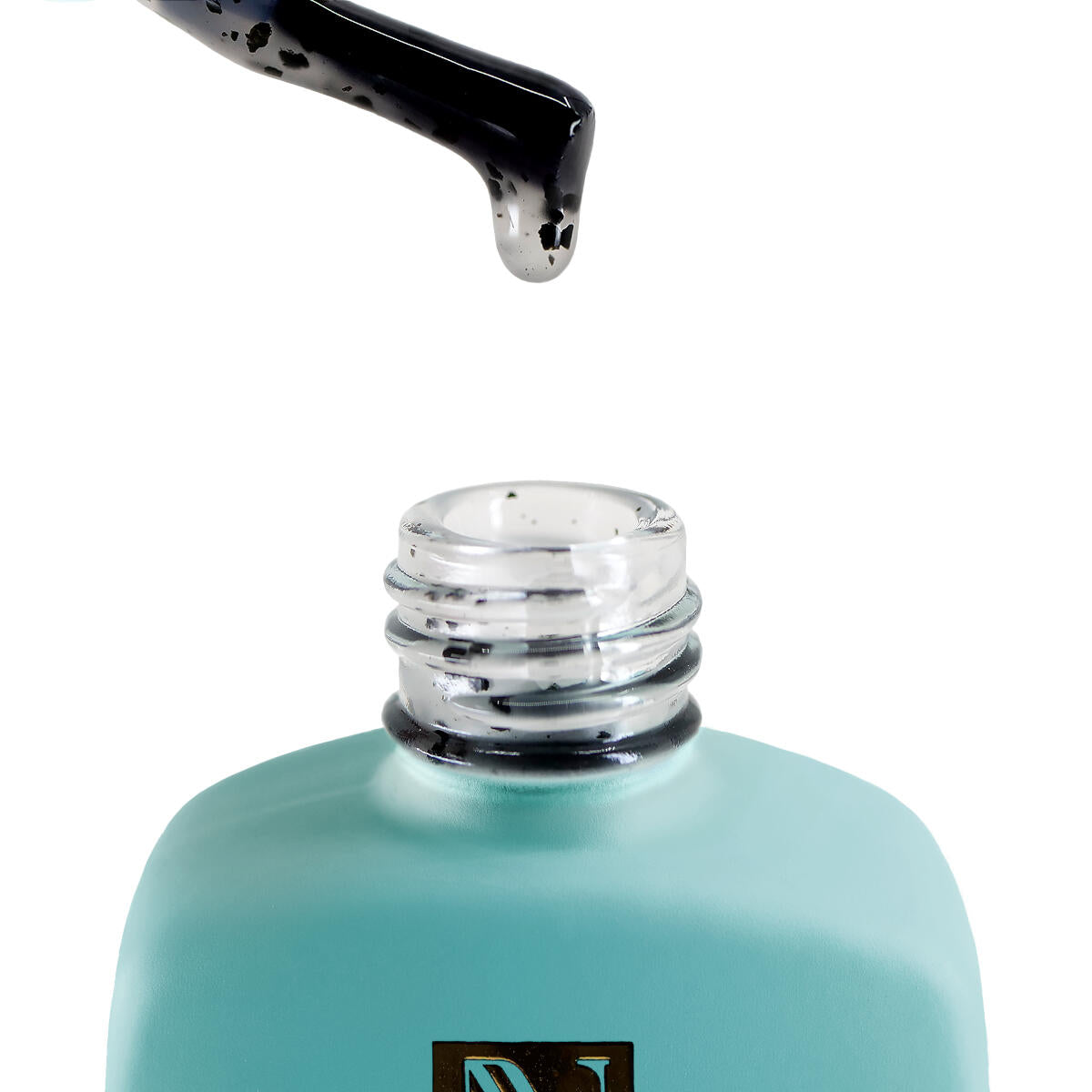 Top Coat AnnetteNails Velvet black flakes 4 VF-04 - 12ml