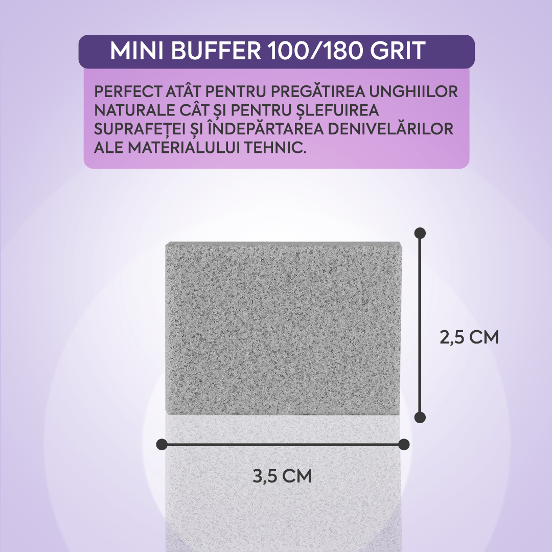 Set de Manichiura Annette Nails Mare - 180/180 grit (Gri)