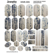 Nail Wraps Manichiura Animal Print 5 Annette Nails MWR-005