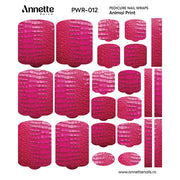 Nail Wraps Pedichiura Animal Print 12 Annette Nails PWR-012