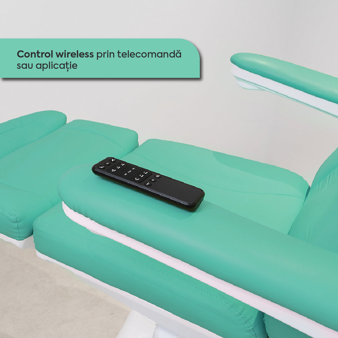 Pat Cosmetica Electric 4 Motoare + Scaun Hidraulic Tehnician - Turcoaz